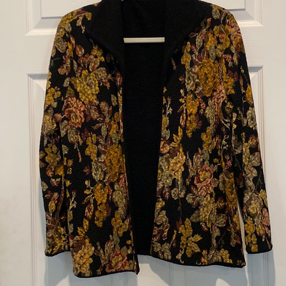 Reversible Travelers Open-Front Textured Jacket - image 2